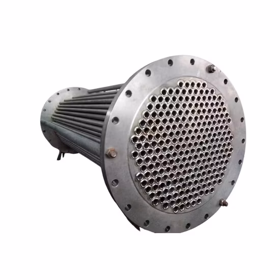 Conjunto de tubos trocadores para aquecimento a vapor